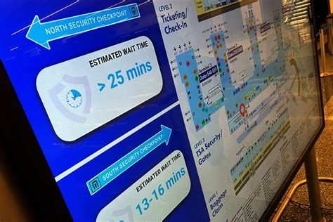 Live security wait times now on display at Reagan National Airport